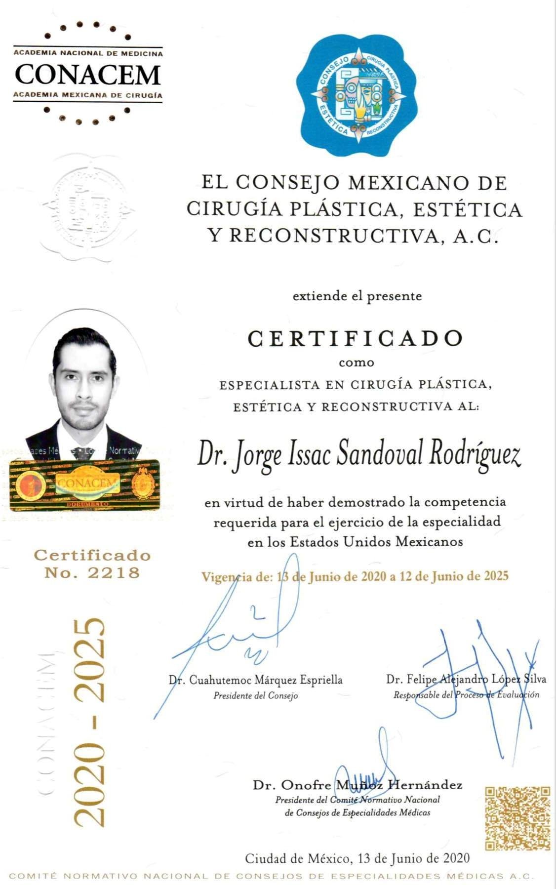 Dr. Jorge Sandoval - Plastic Surgeon in Mexico City, Mexico